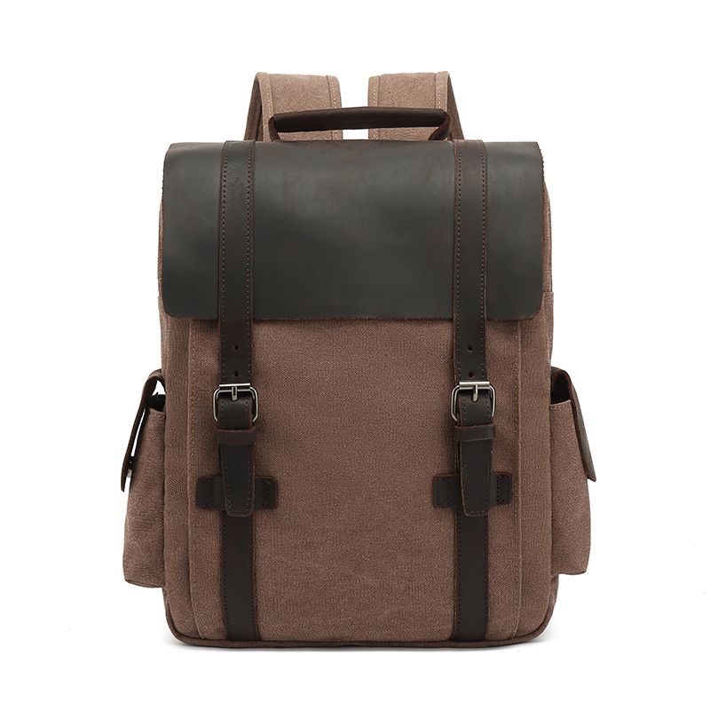 New Fashion Backpack Leather C - Rucksack Military Style review and price