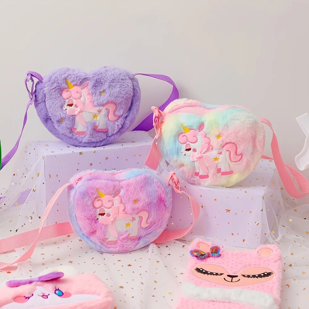 Cute Unicorn For Girls Plush H - Mini Backpack Purse review and price