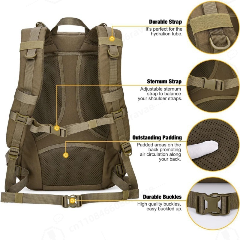 Waterproof Outdoor Tactical Ba - Rucksack Military Style review and price