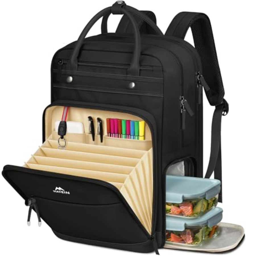 Teacher Backpack with Lunch Co - Laptop Backpack 15.6 review and price