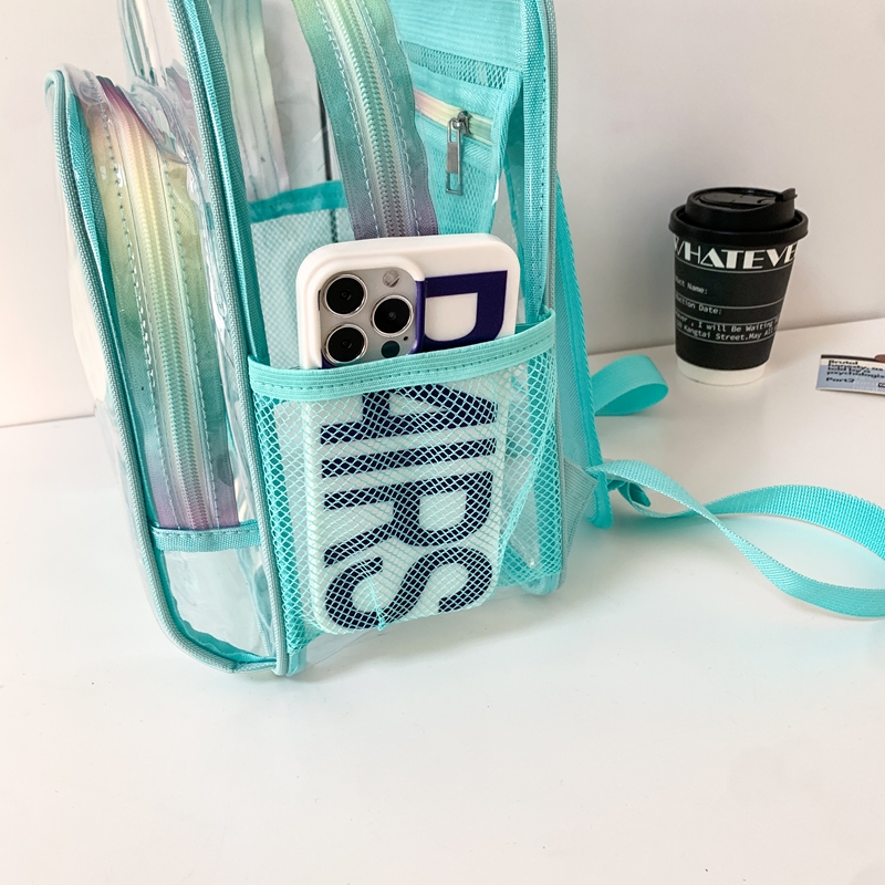 PVC Transparent Zipper Large C - Fashion Backpack Women review and price