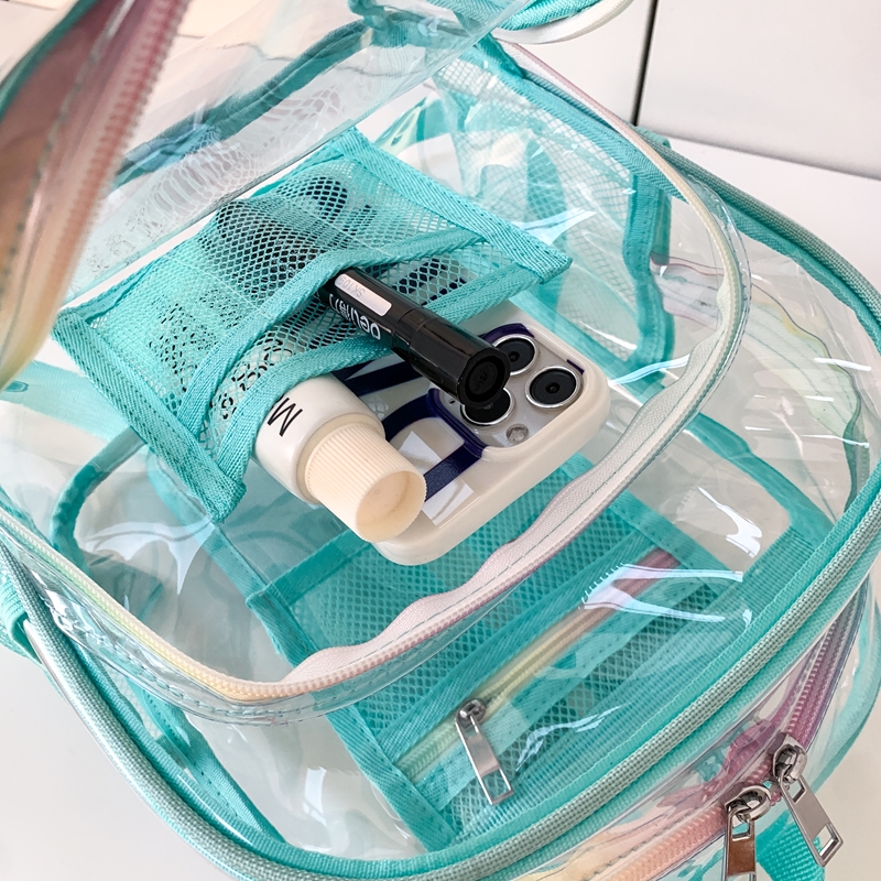 PVC Transparent Zipper Large C - Fashion Backpack Women review and price