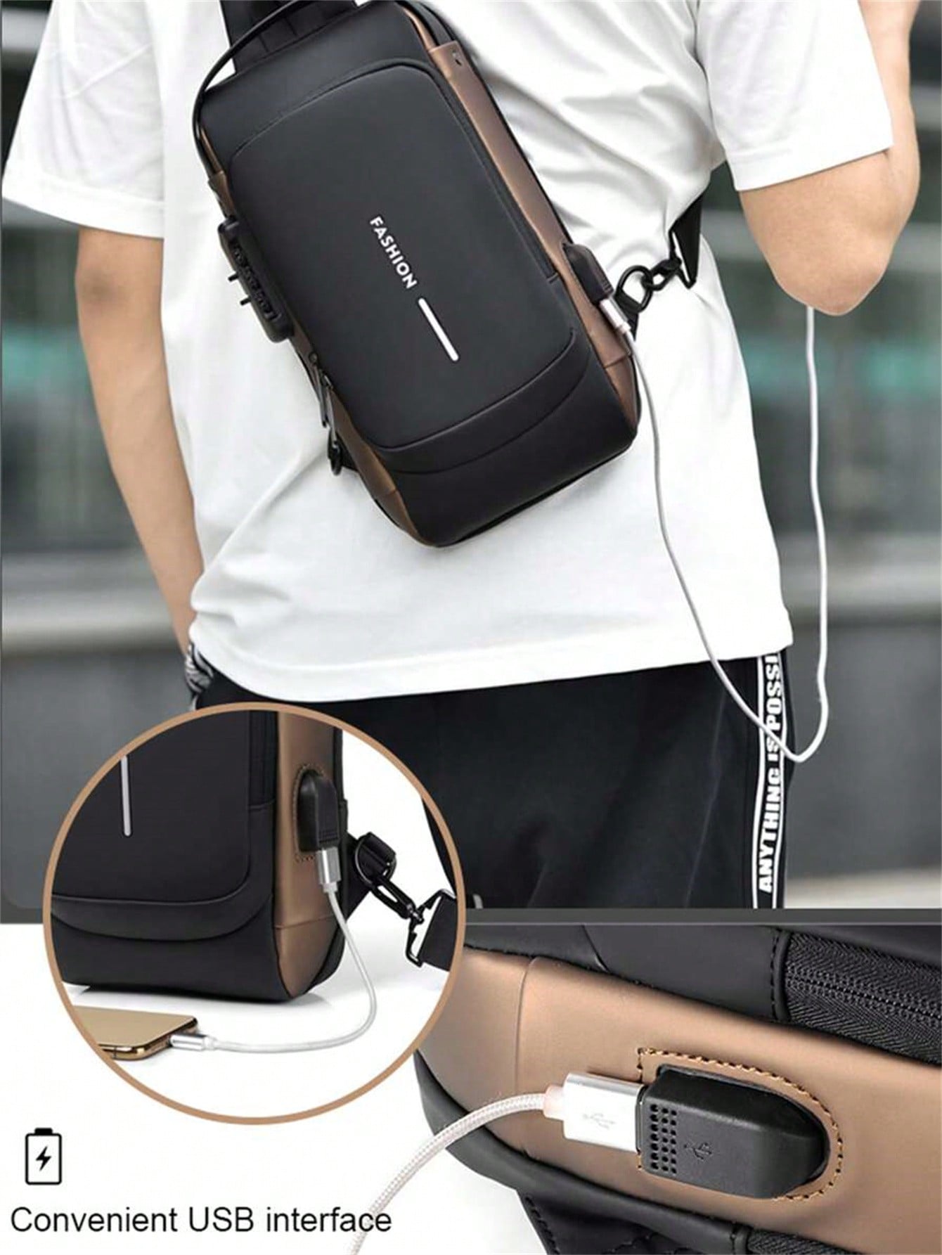 Men's Bags Shoulder Messenger  - Sling Backpack Shoulder review and price