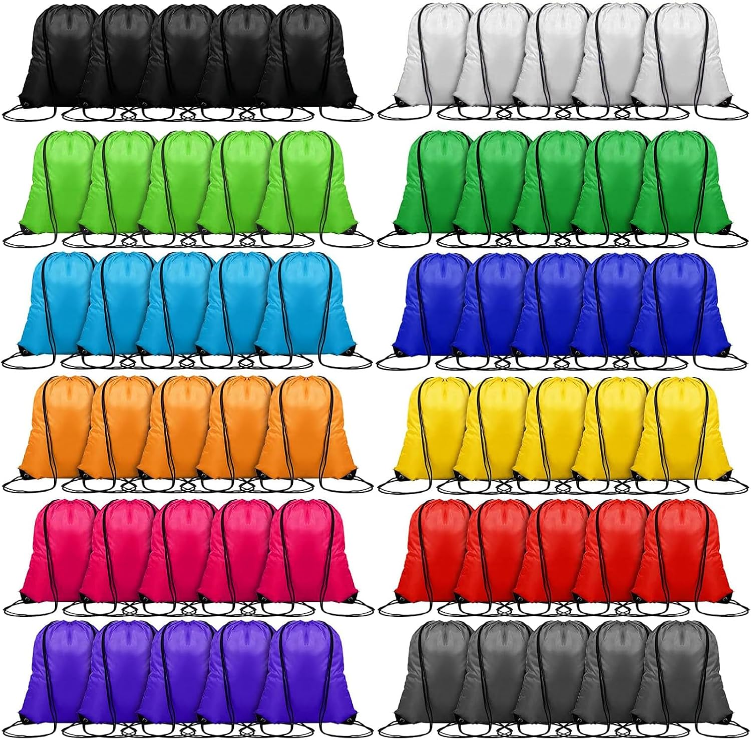 120PCS Drawstring Backpack Bul - Drawstring Gym Bag review and price