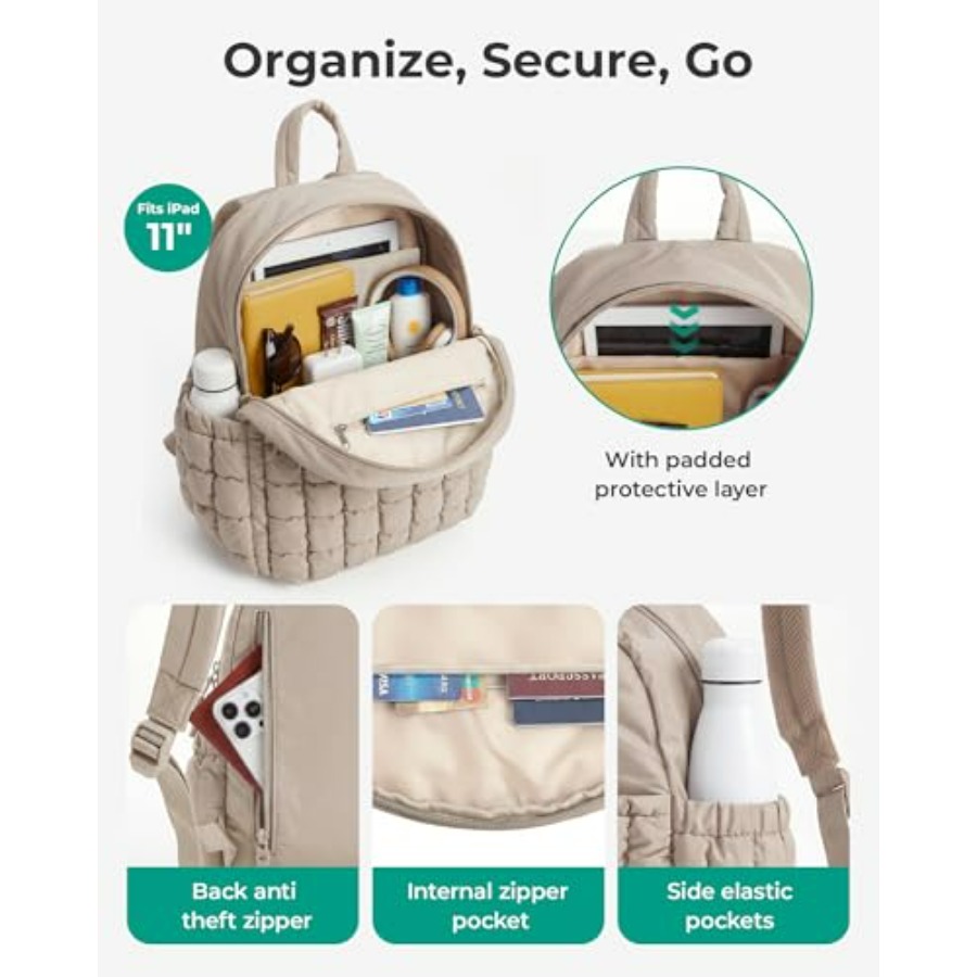 Mini Backpacks for Women, Puff - Mini Backpack Purse review and price
