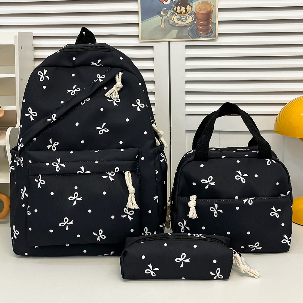 3pcs Bow Tie College School Ba - School Backpack Teen review and price