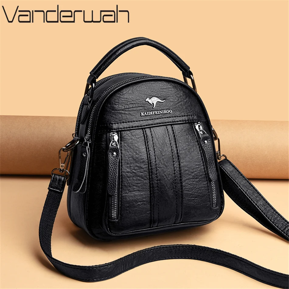4 In 1 Leather Backpacks Multi - Leather Backpack Vintage review and price