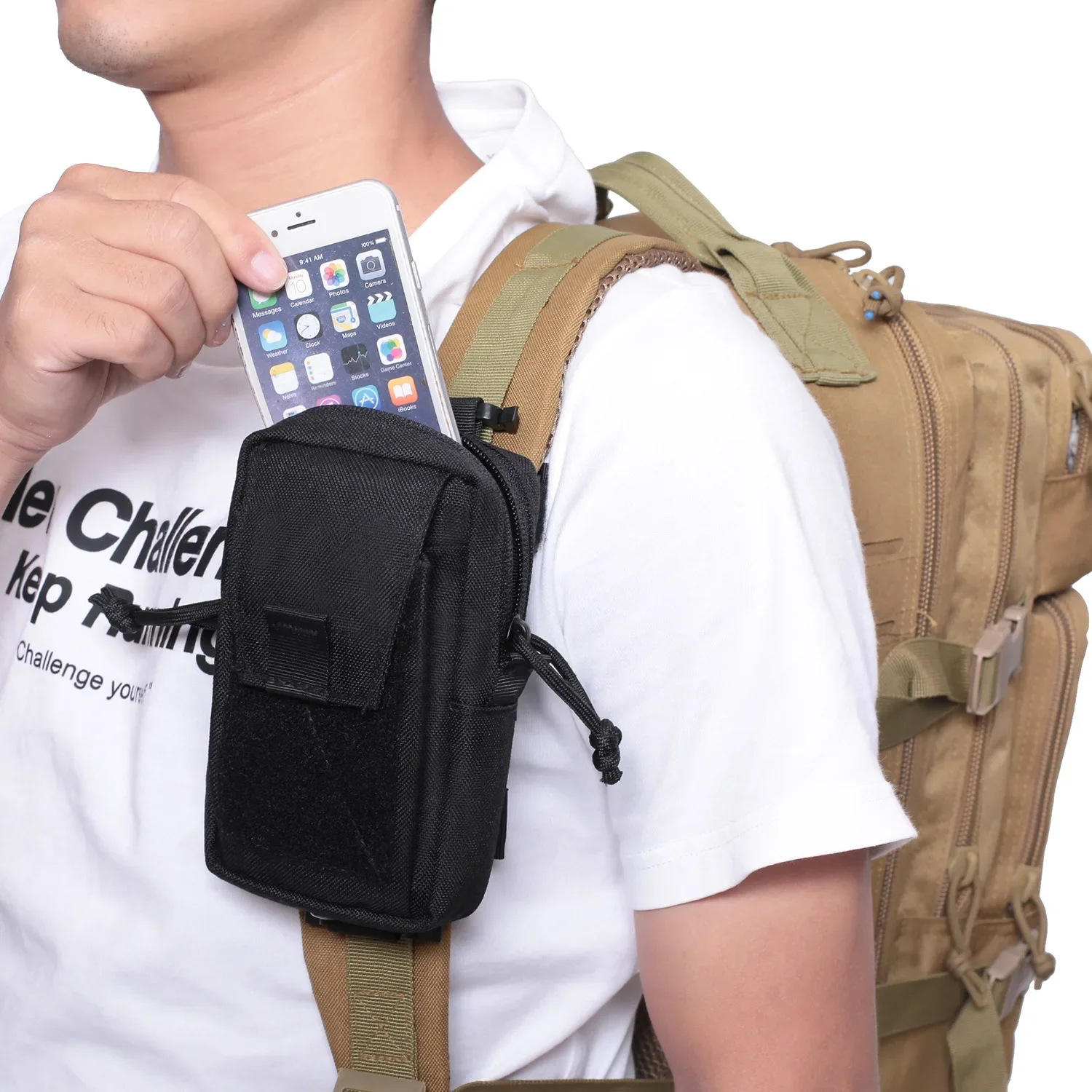 Molle Backpack Strap Bag Phone - Backpack Insert Organizer review and price