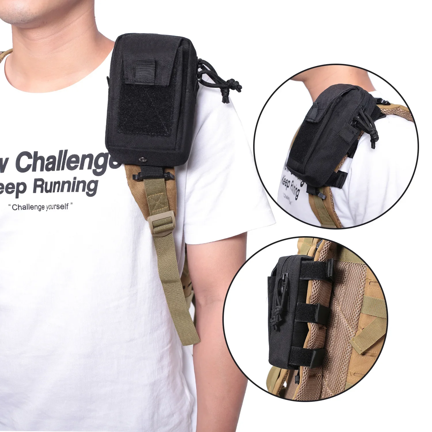 Molle Backpack Strap Bag Phone - Backpack Insert Organizer review and price