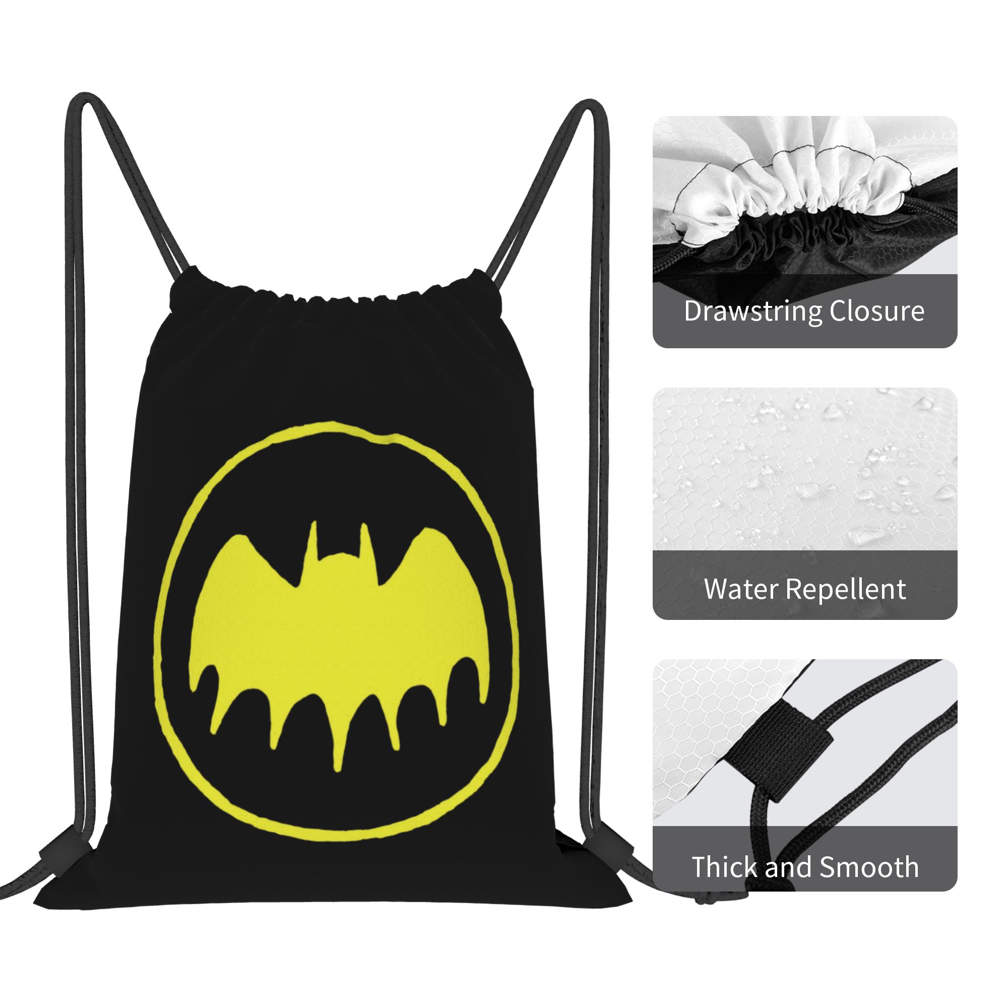 Yellow Circle Logo Backpack Dr - Drawstring Gym Bag review and price