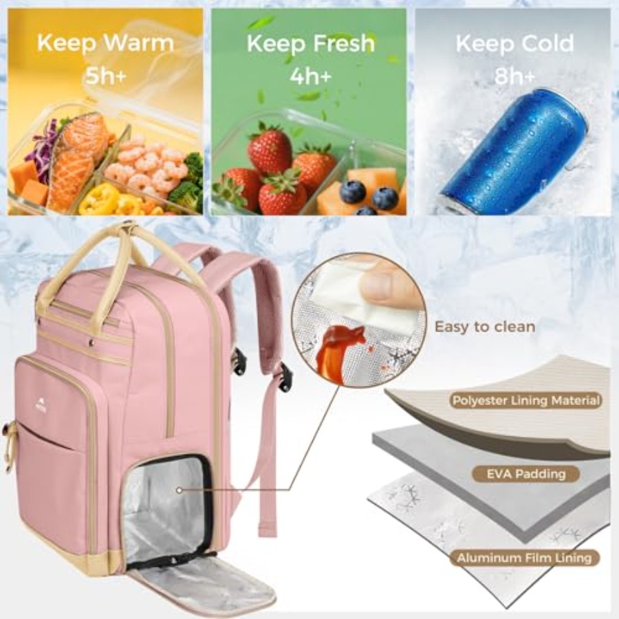 Lunch Backpack for Women, Teac - Laptop Backpack 15.6 review and price