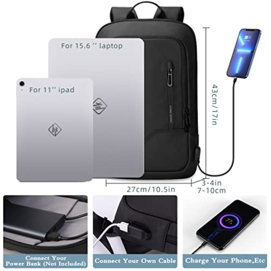 Backpack for Men Business Slim - Travel Backpack Anti Theft review and price