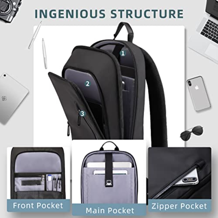 Backpack for Men Business Slim - Travel Backpack Anti Theft review and price