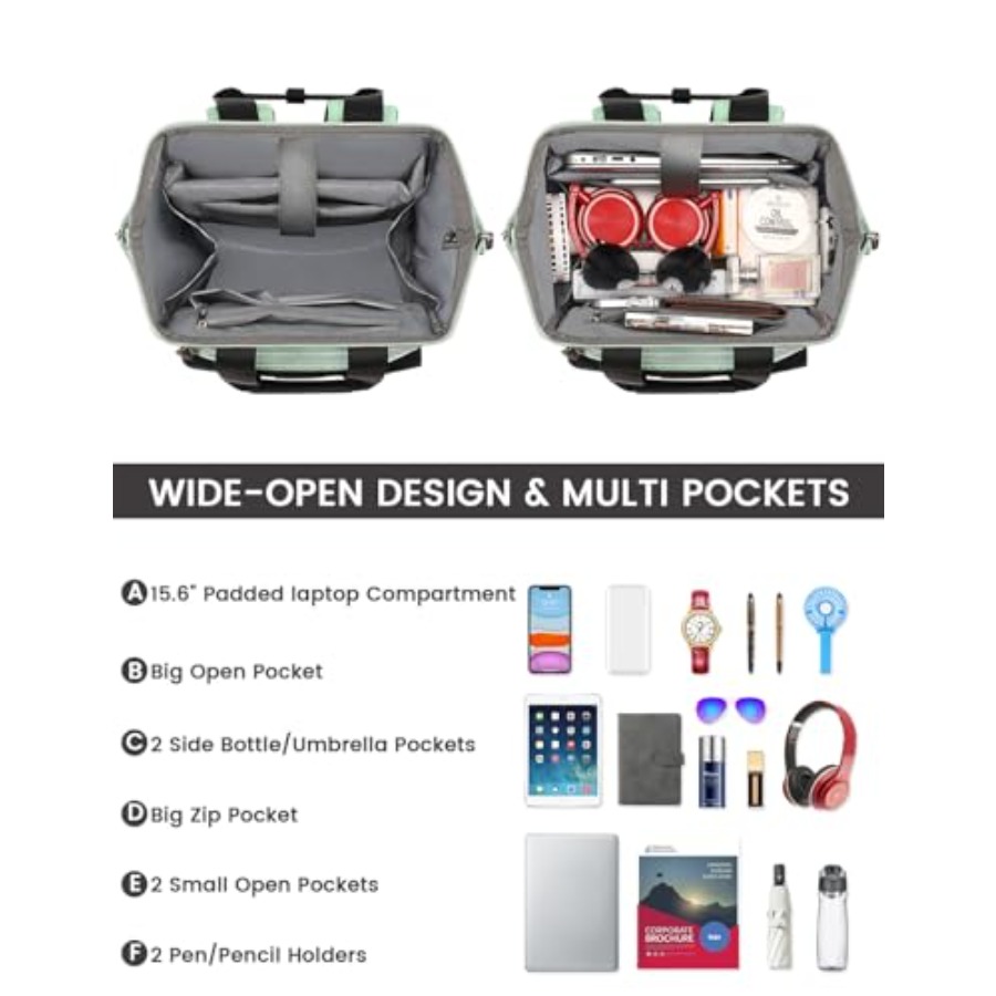 Laptop Backpack for WomenColle - Travel Backpack Anti Theft review and price