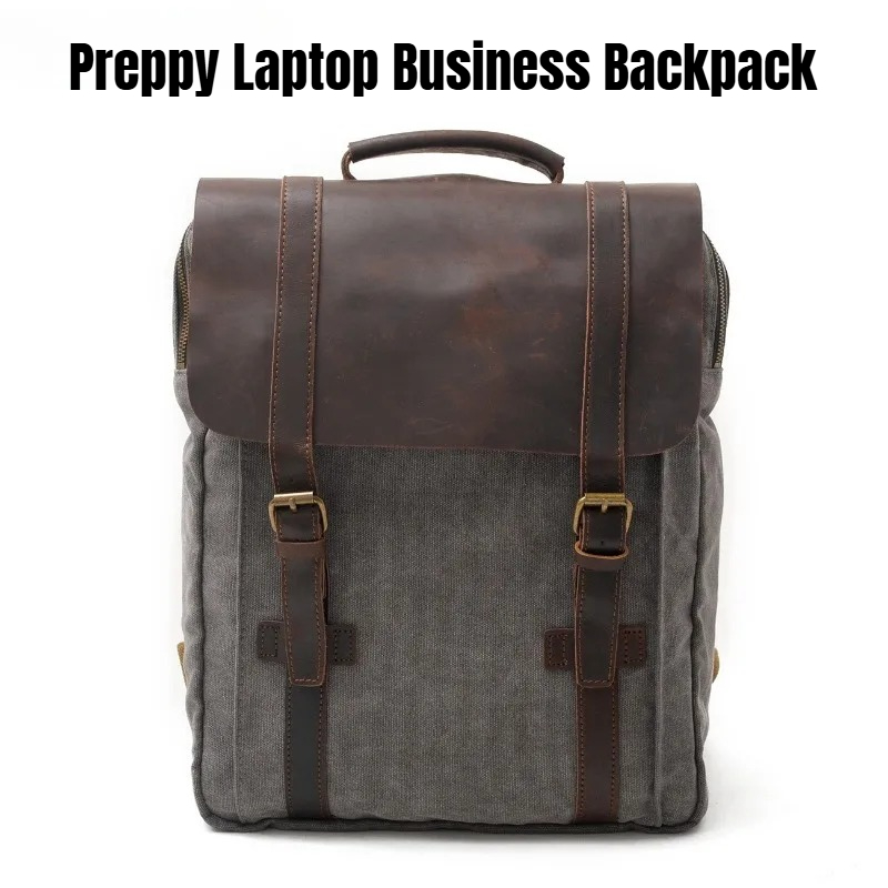Military Canvas Leather Backpa - Rucksack Military Style review and price