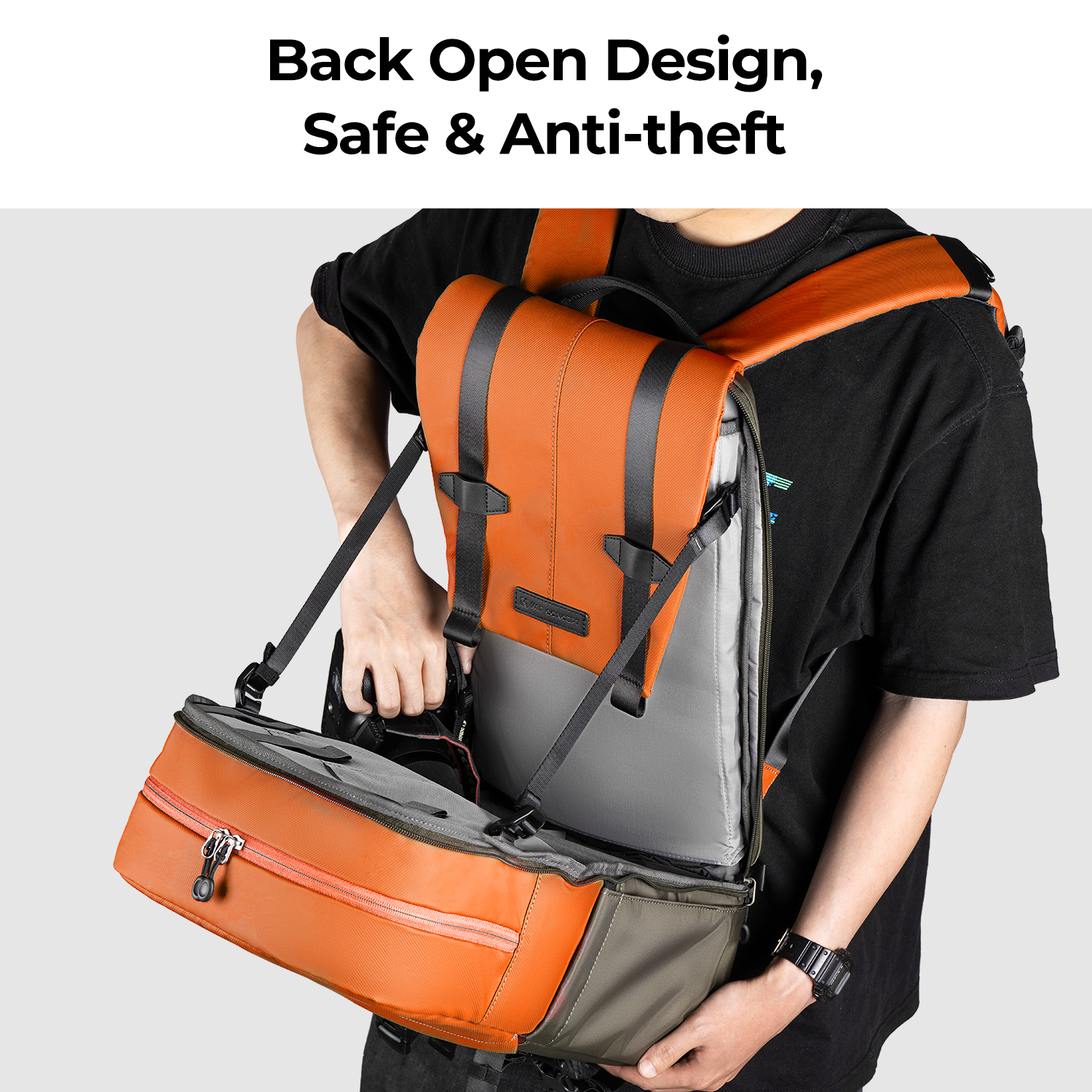 K&F CONCEPT Camera Backpack Tr - Rain Cover Backpack review and price