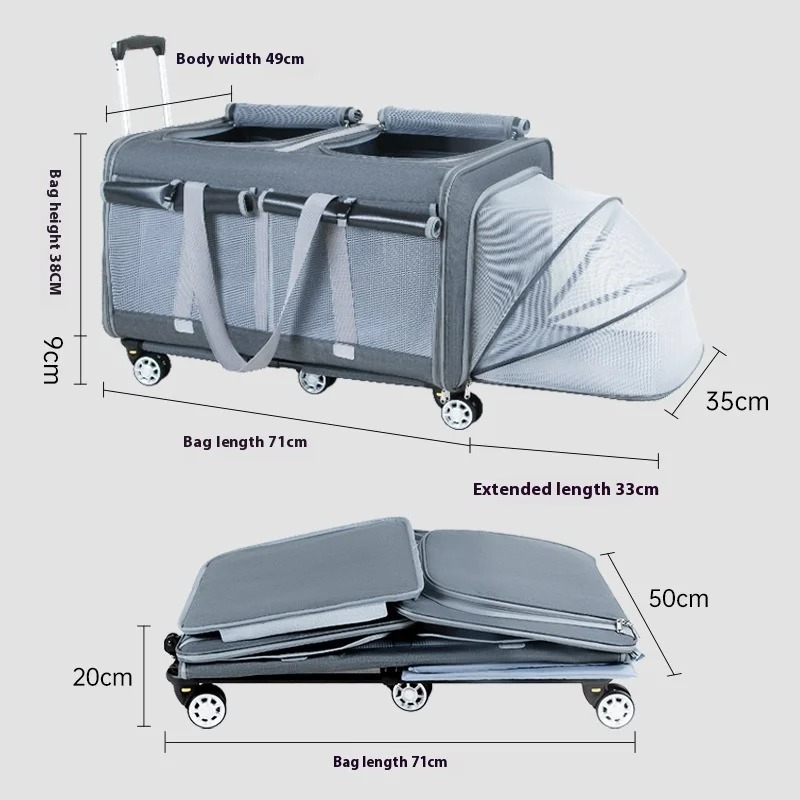 Super Large Capacity Pet Trans - Foldable Backpack Small review and price