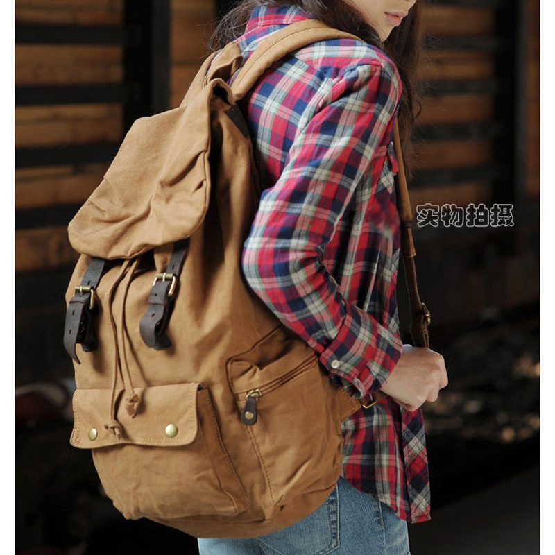 Fashion New Military Canvas Ba - Rucksack Military Style review and price