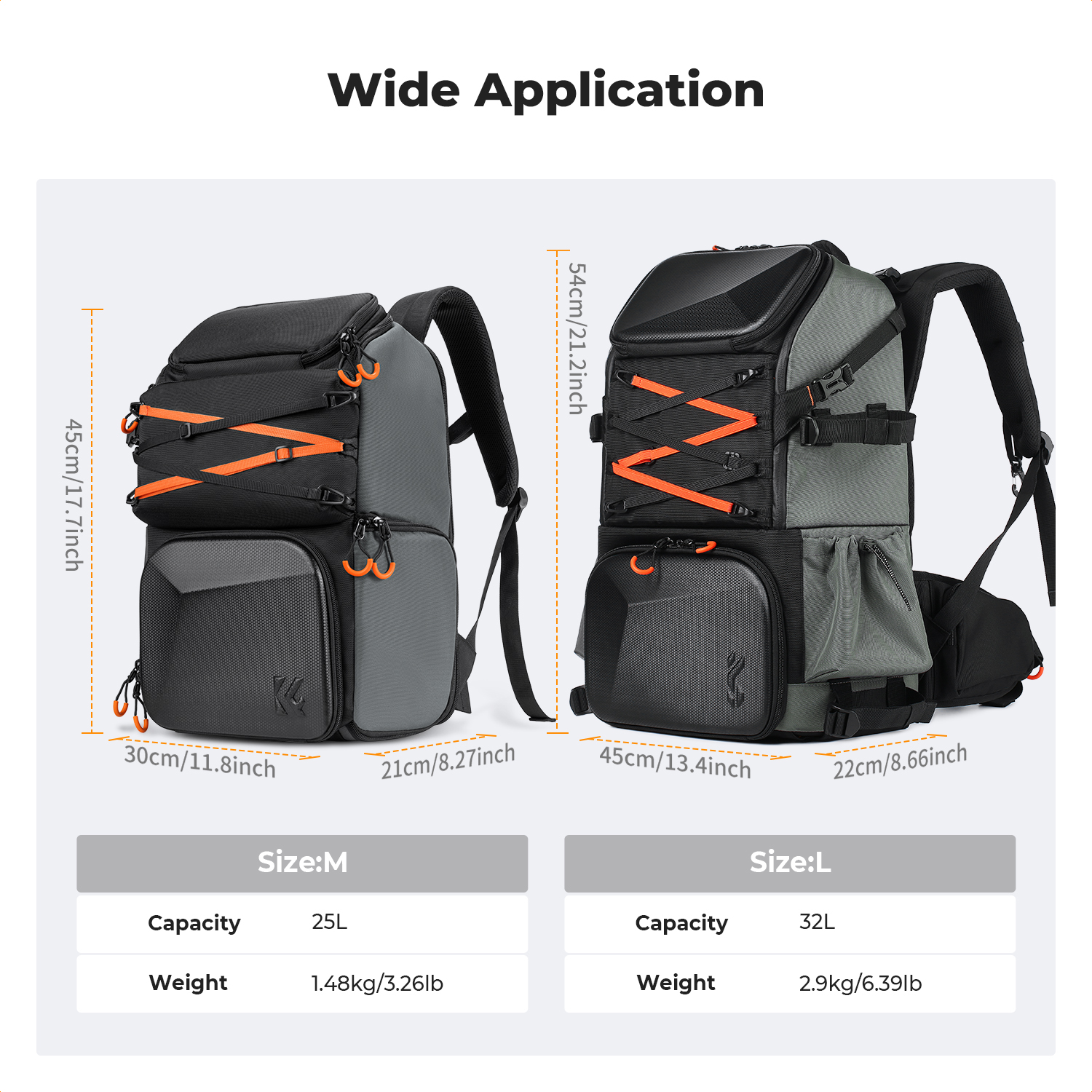 K&F CONCEPT 25L Outdoor Camera - Rain Cover Backpack review and price