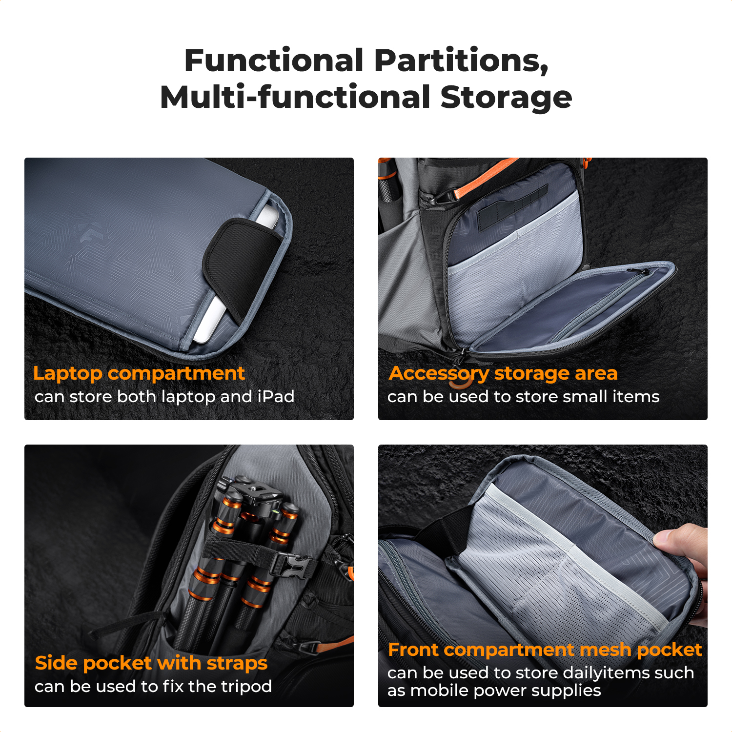 K&F CONCEPT 25L Outdoor Camera - Rain Cover Backpack review and price
