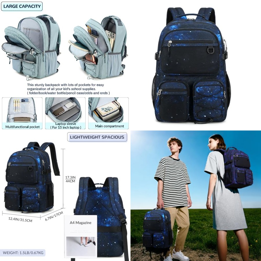 Multi-Pocket Backpack for Trav - Laptop Backpack 15.6 review and price