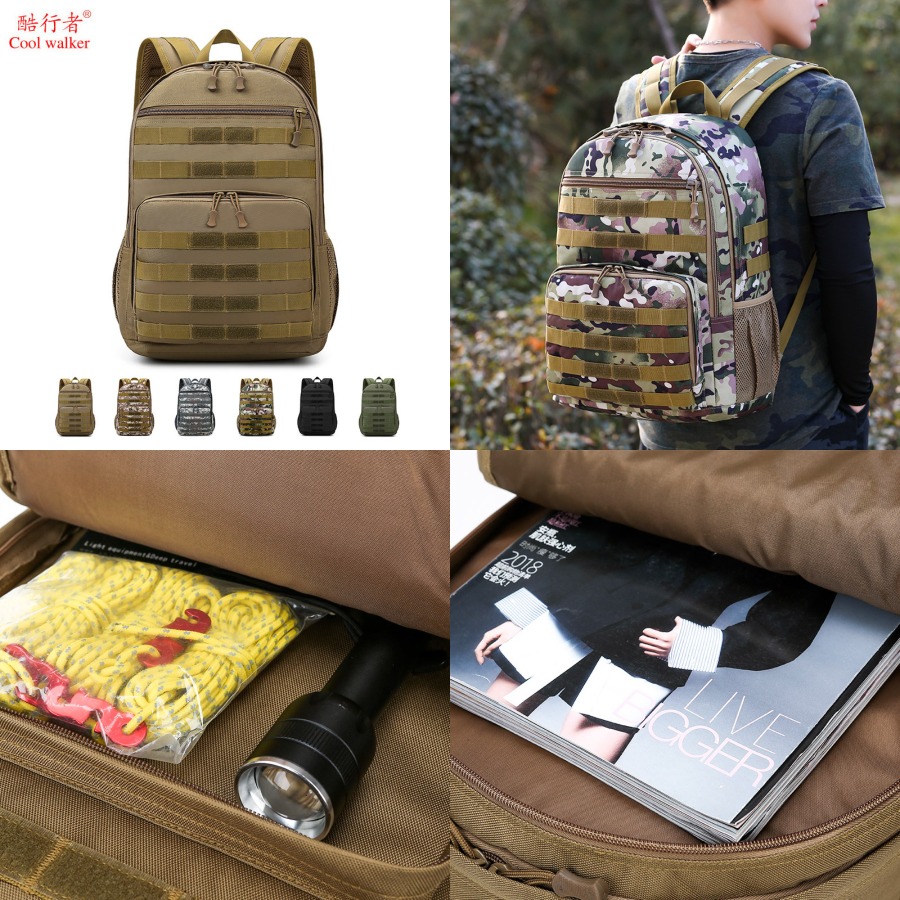 【New Arrival】Camouflage Tactic - Rucksack Military Style review and price