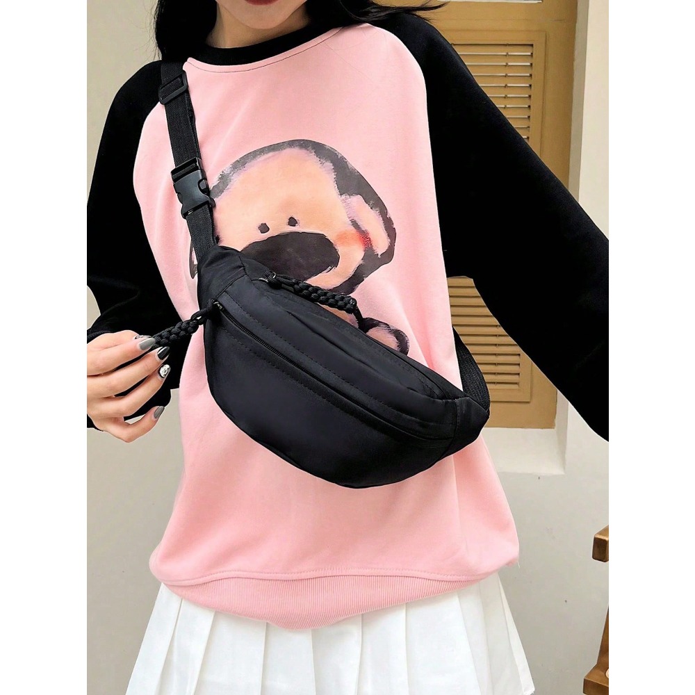 Large Capacity Nylon Chest Bag - Sling Backpack Shoulder review and price