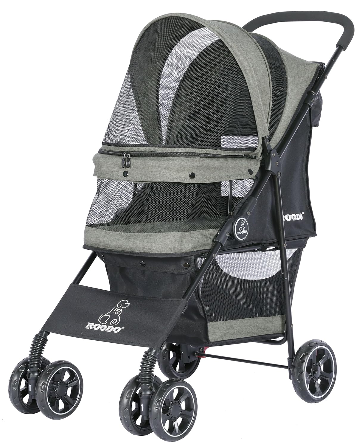 4 Wheel Dog Cat Pet Stroller,  - Foldable Backpack Small review and price
