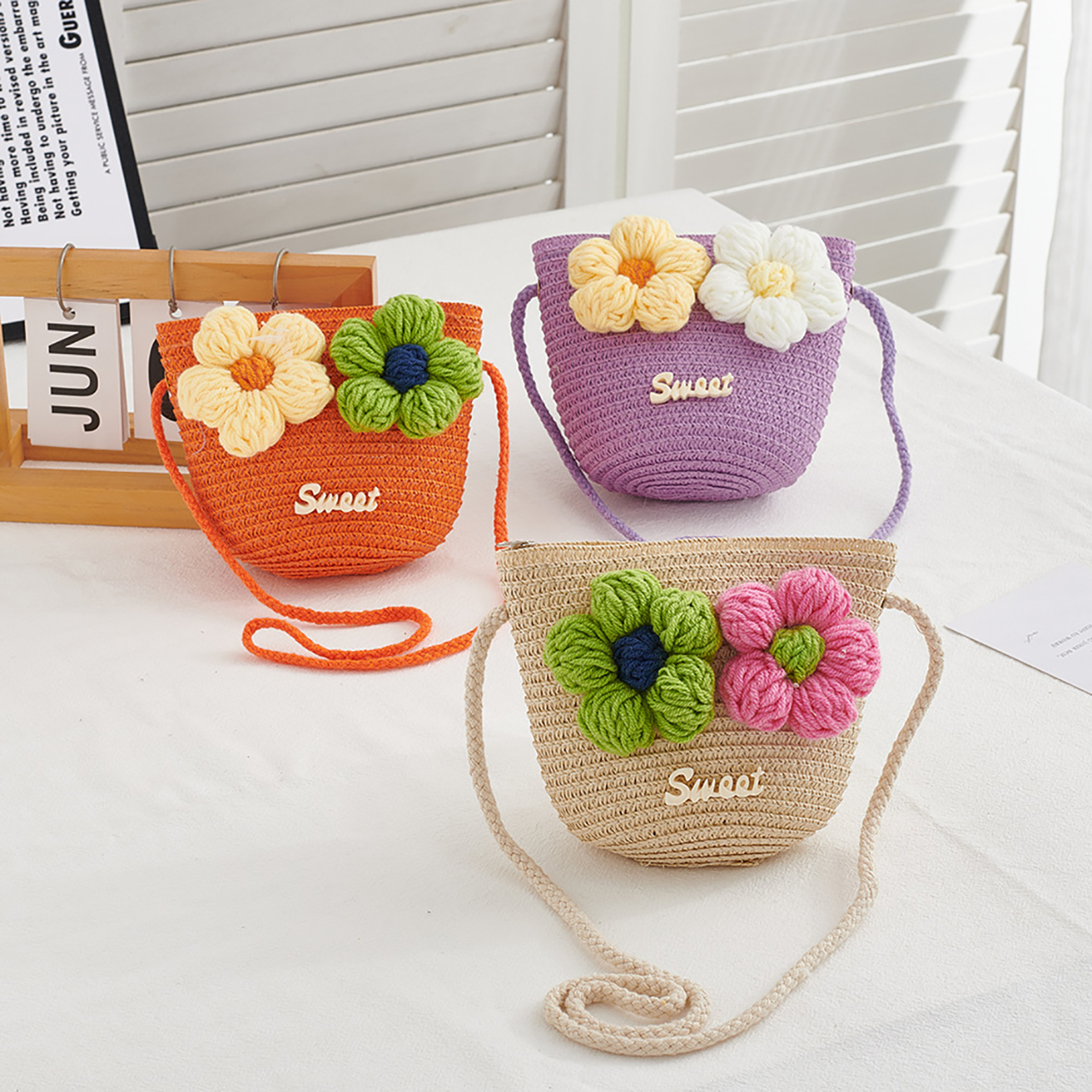 Children Foldable Woven Straw  - Foldable Backpack Small review and price