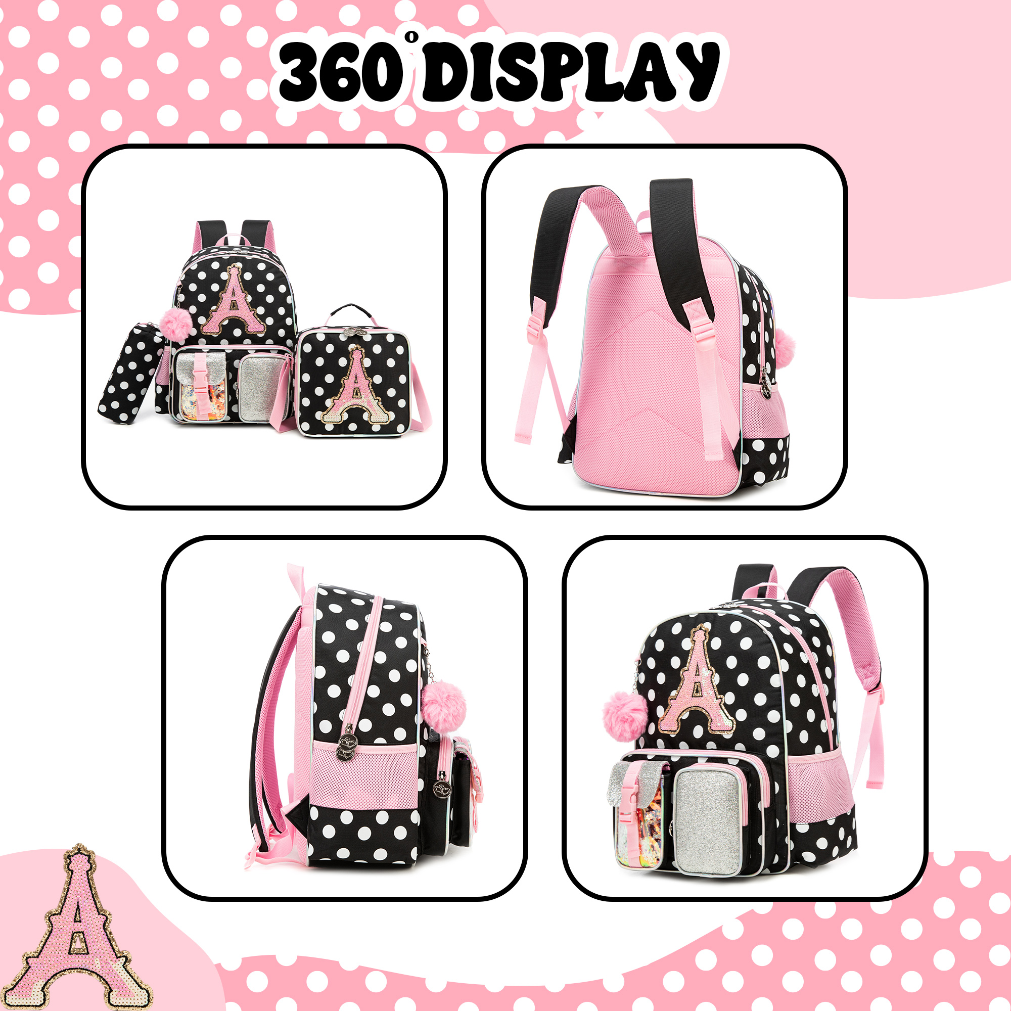 Backpack for Girls Letter Back - School Backpack Teen review and price