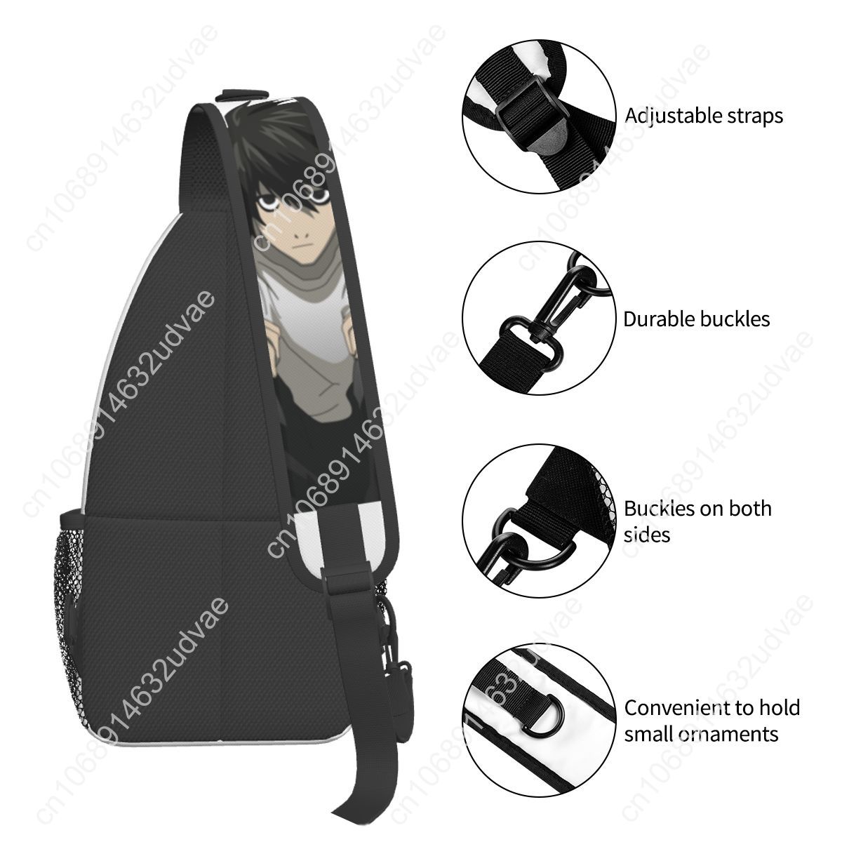 L Death Note Sling Bags Chest  - Sling Backpack Shoulder review and price