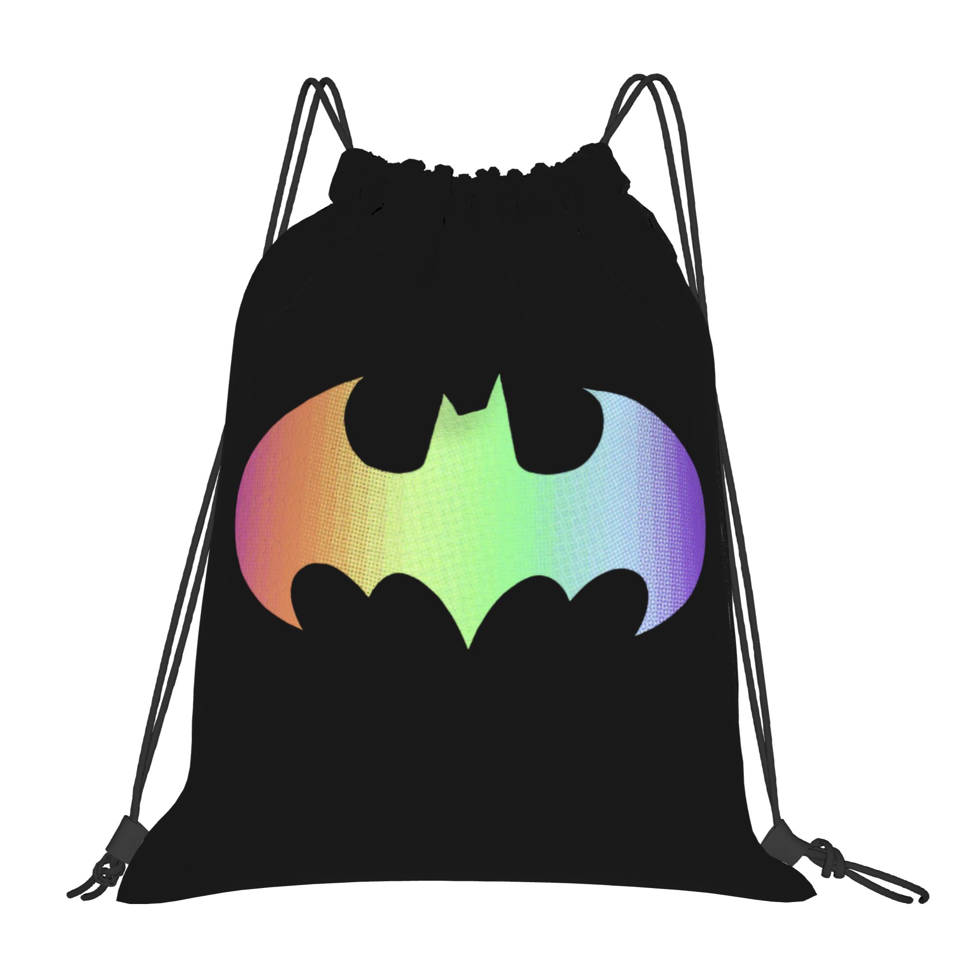 Batmans Logo Rainbow Gradient  - Drawstring Gym Bag review and price