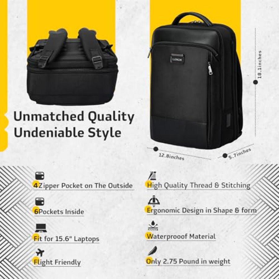 Laptop Business Backpack for M - Travel Backpack Anti Theft review and price