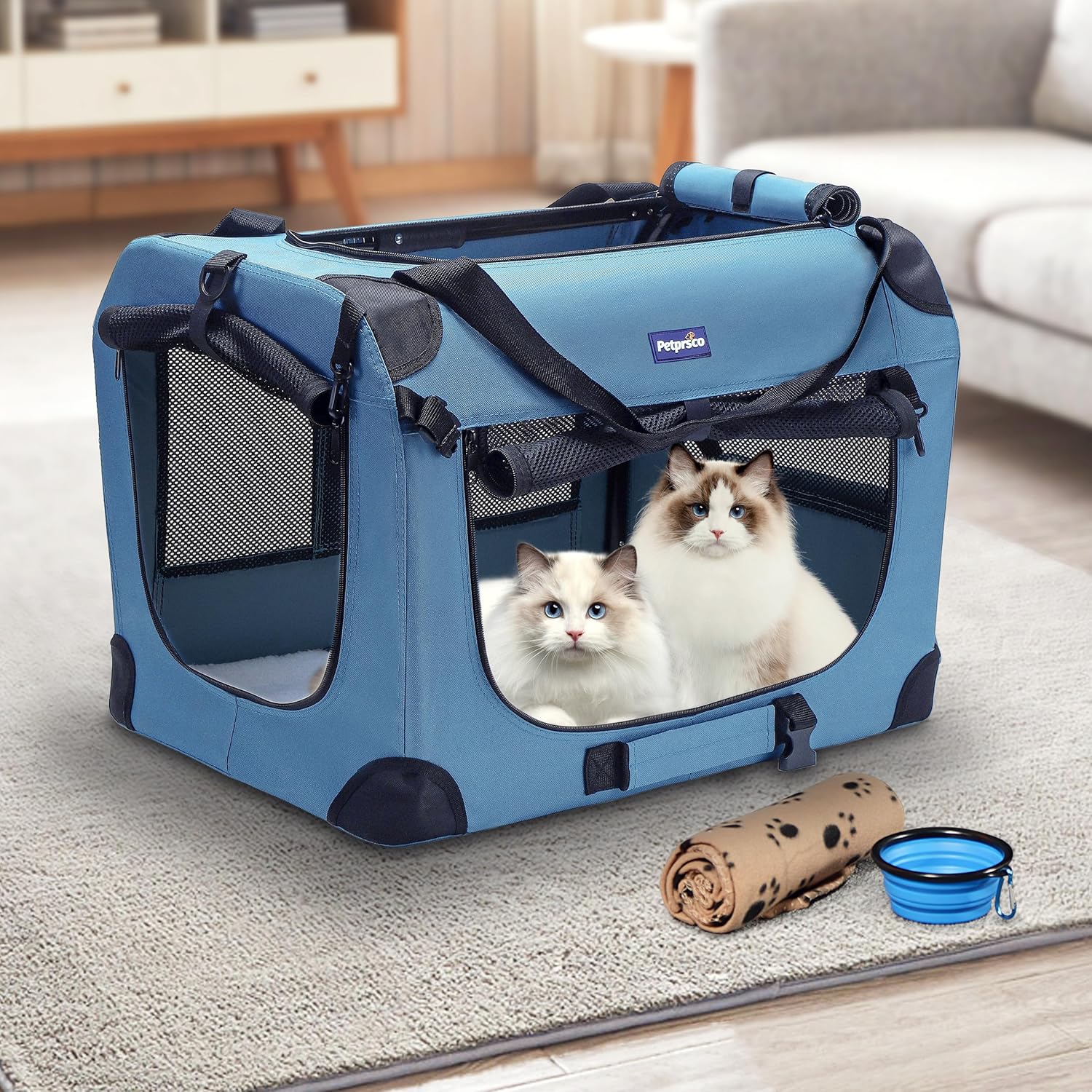 Portable Collapsible Dog Crate - Foldable Backpack Small review and price