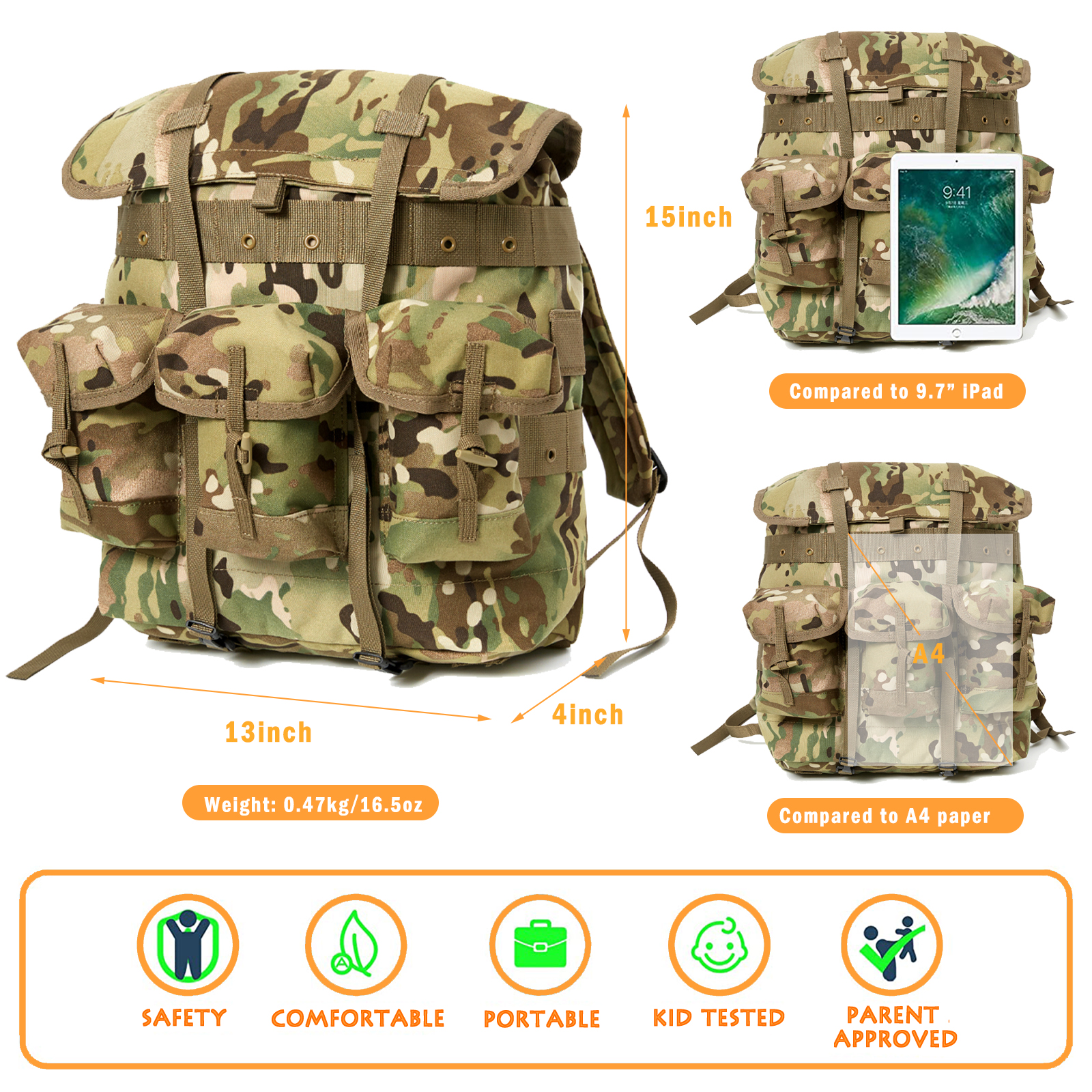 MT Mini Alice Pack for Kids, M - Rucksack Military Style review and price