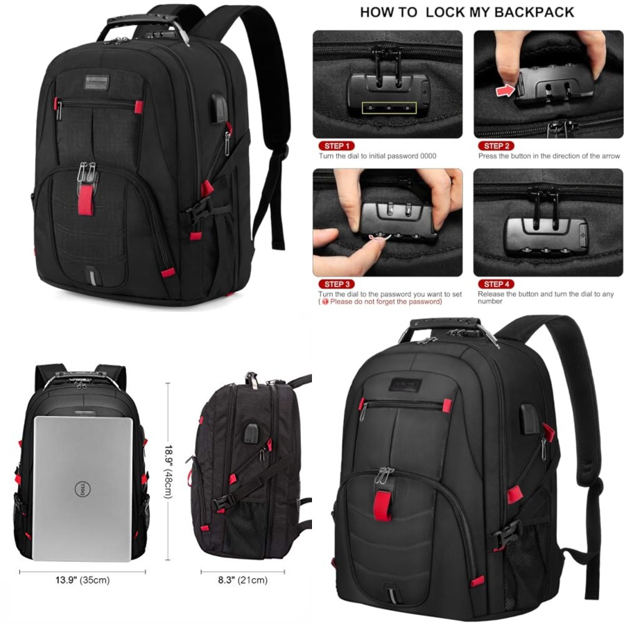 Laptop Backpack for Men Women, - Travel Backpack Anti Theft review and price