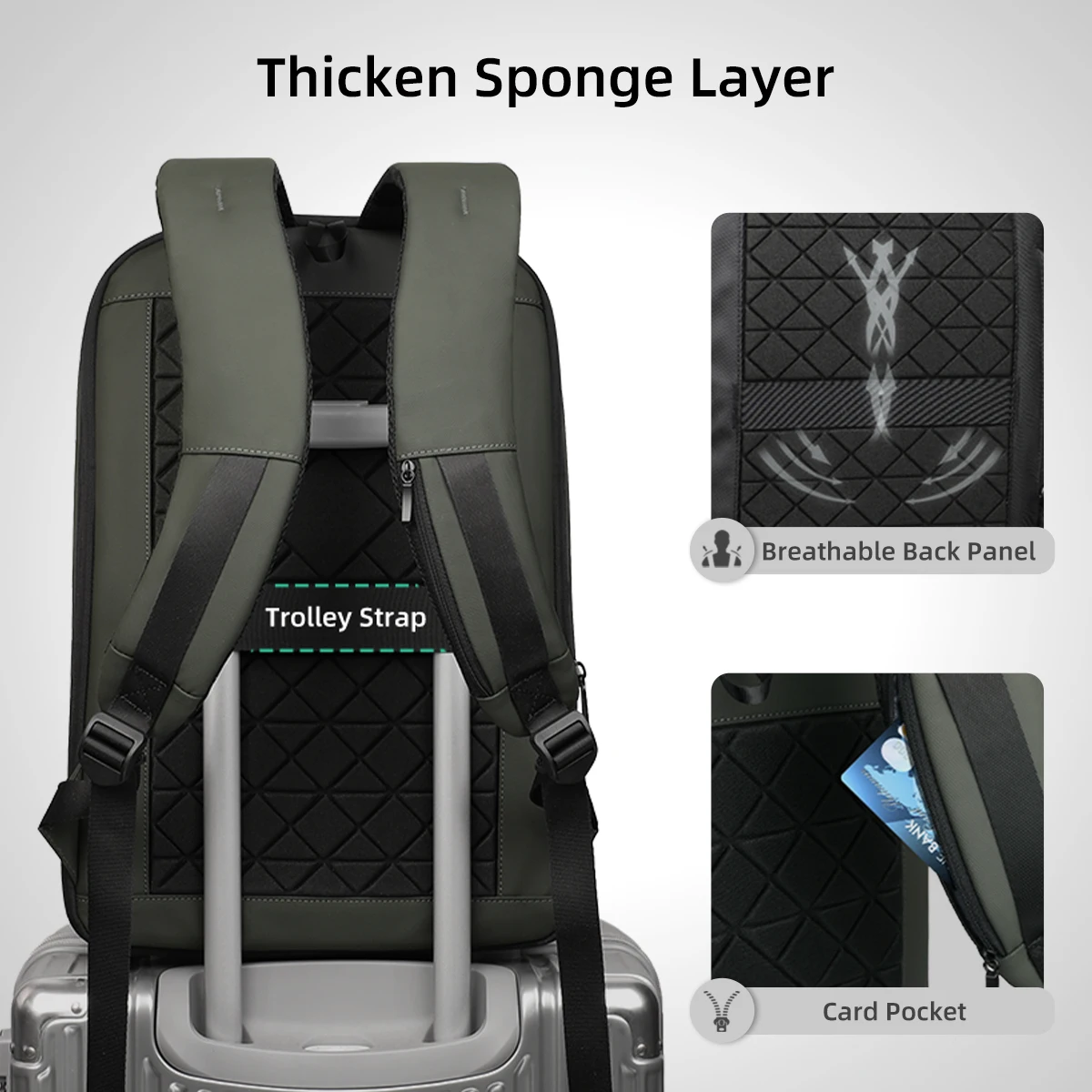 HK Expandable Business Backpac - Laptop Backpack 15.6 review and price