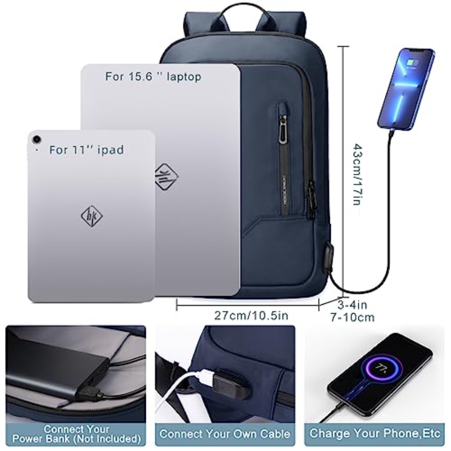 Backpack for Men Business Slim - Travel Backpack Anti Theft review and price