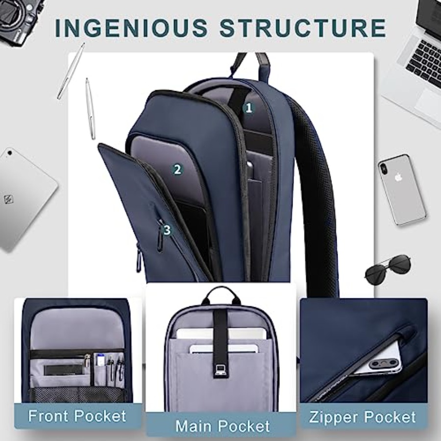 Backpack for Men Business Slim - Travel Backpack Anti Theft review and price