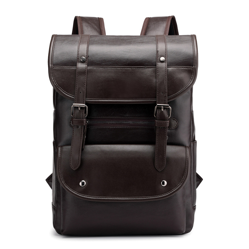 Vintage Leather Laptop Backpac - Business Backpack Brief review and price