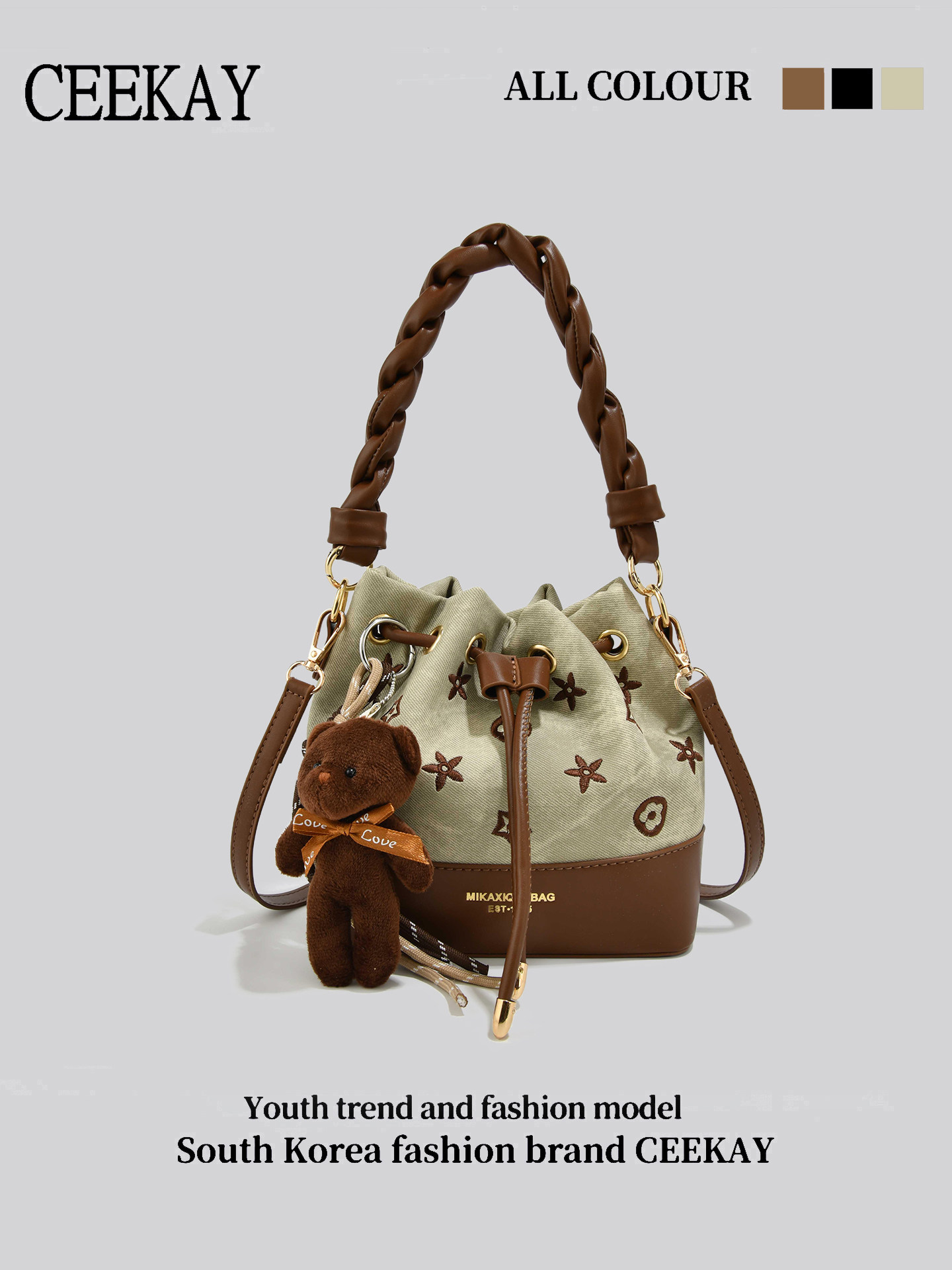 CEEKAY Vintage Drawstring Buck - Leather Backpack Vintage review and price