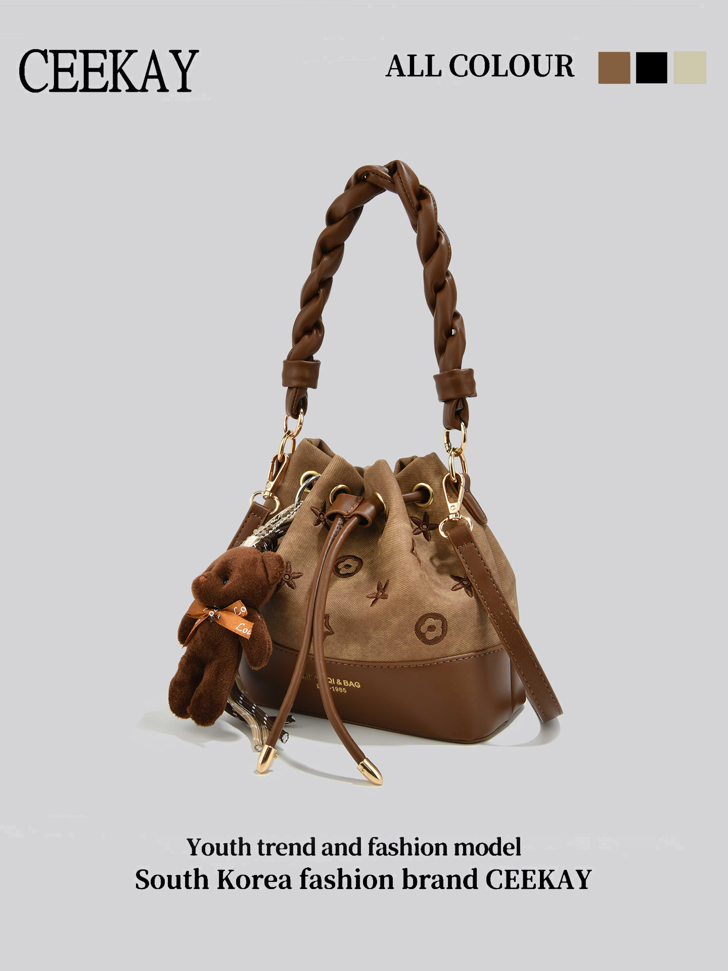 CEEKAY Vintage Drawstring Buck - Leather Backpack Vintage review and price