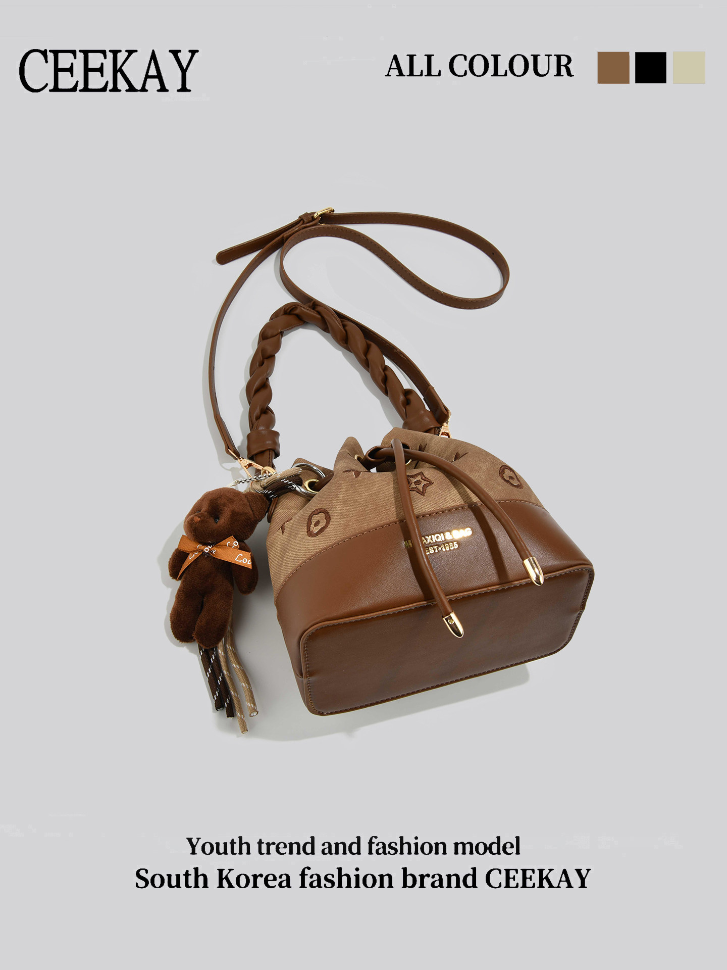 CEEKAY Vintage Drawstring Buck - Leather Backpack Vintage review and price