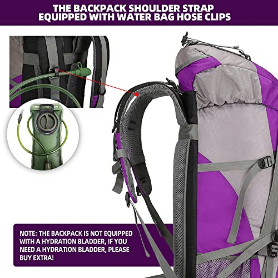 70L Hiking Backpack with Rain  - Rain Cover Backpack review and price
