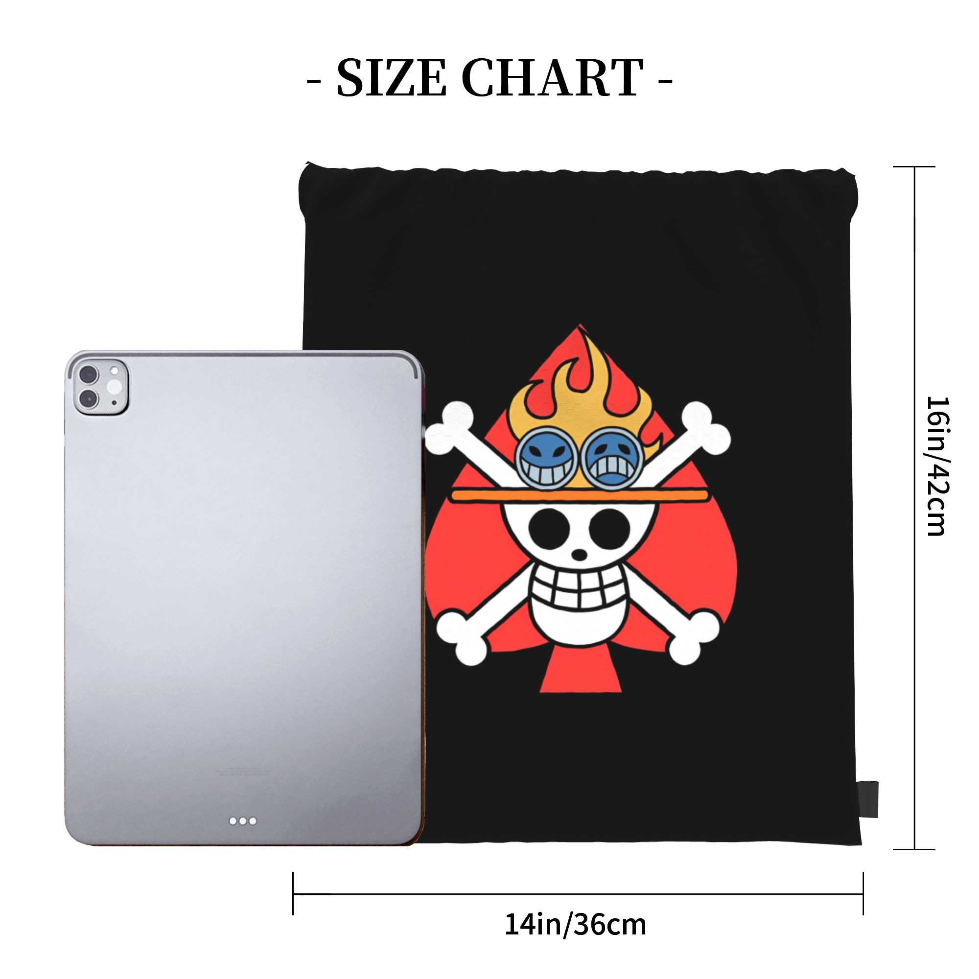 One Piece Flag ACE Drawstring  - Drawstring Gym Bag review and price