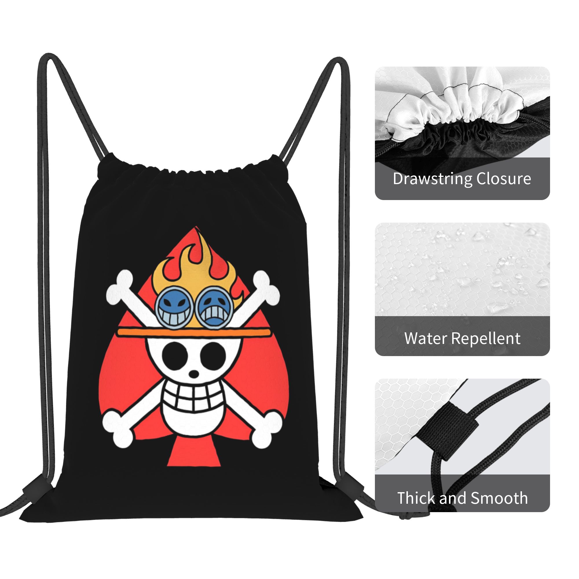One Piece Flag ACE Drawstring  - Drawstring Gym Bag review and price