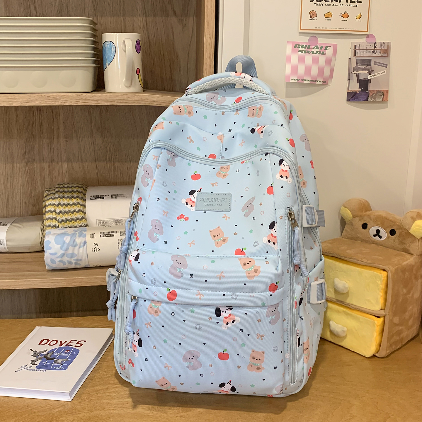 Cute Animal Print Backpack Wom - School Backpack Teen review and price