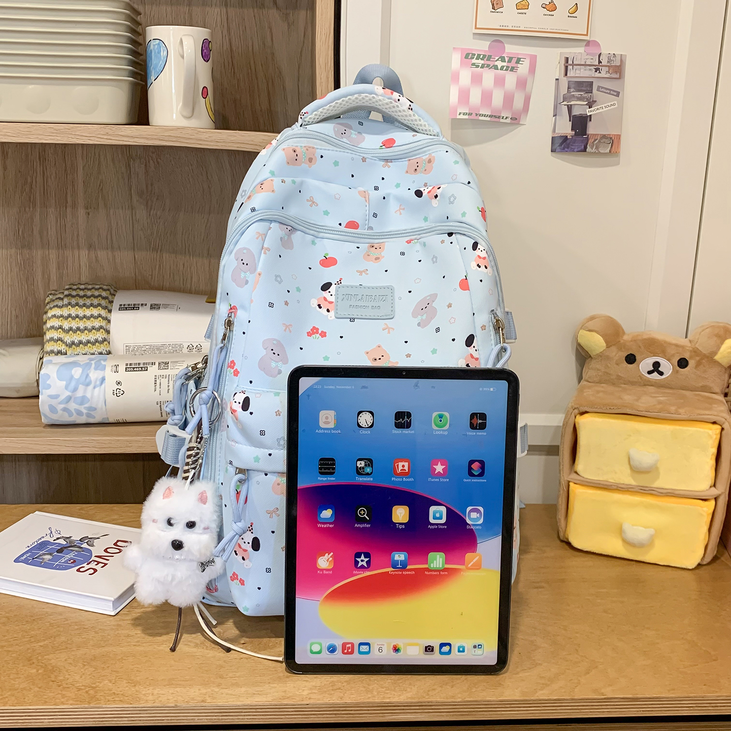 Cute Animal Print Backpack Wom - School Backpack Teen review and price