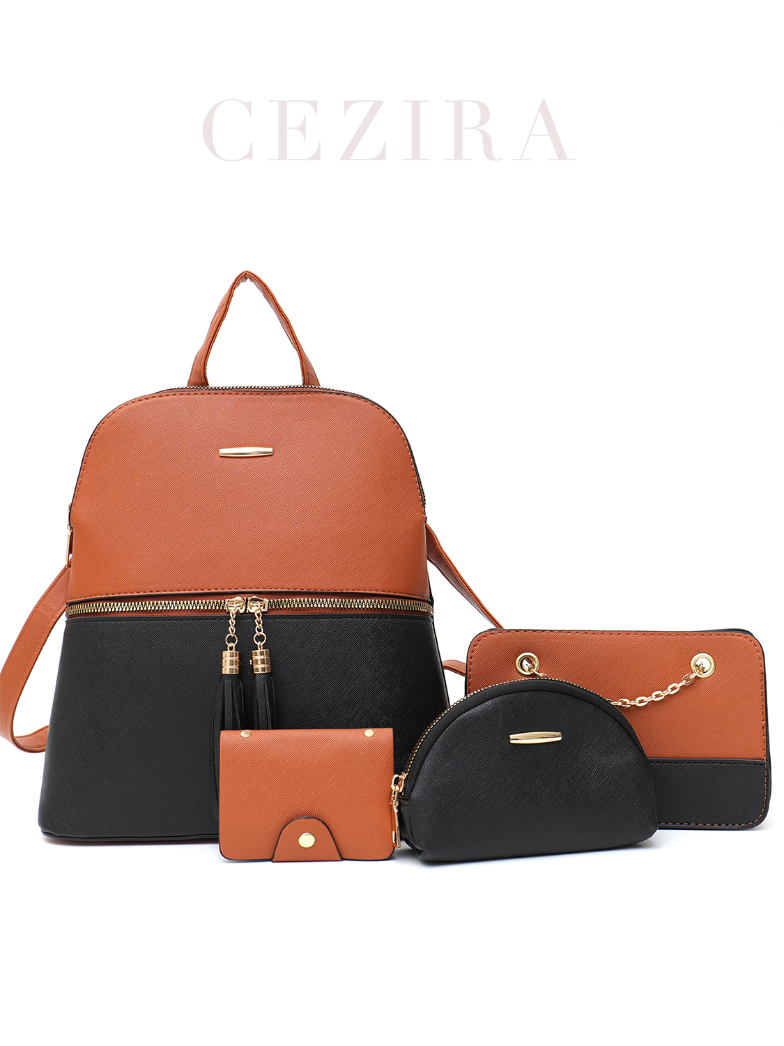 4 PCS Bags Set Women's Fashion - Mini Backpack Purse review and price