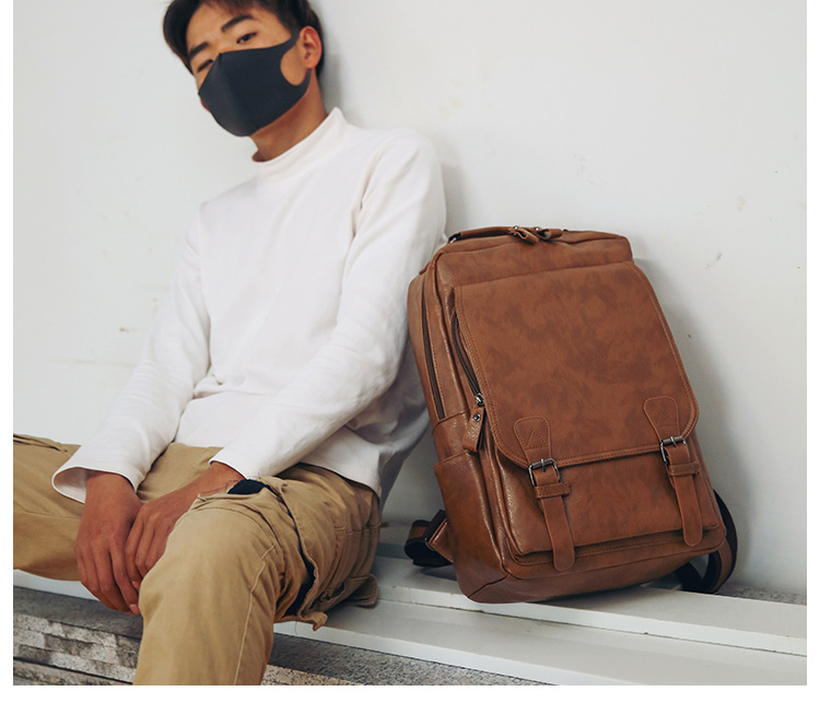 New Arrival PU Leather Backpac - Business Backpack Brief review and price